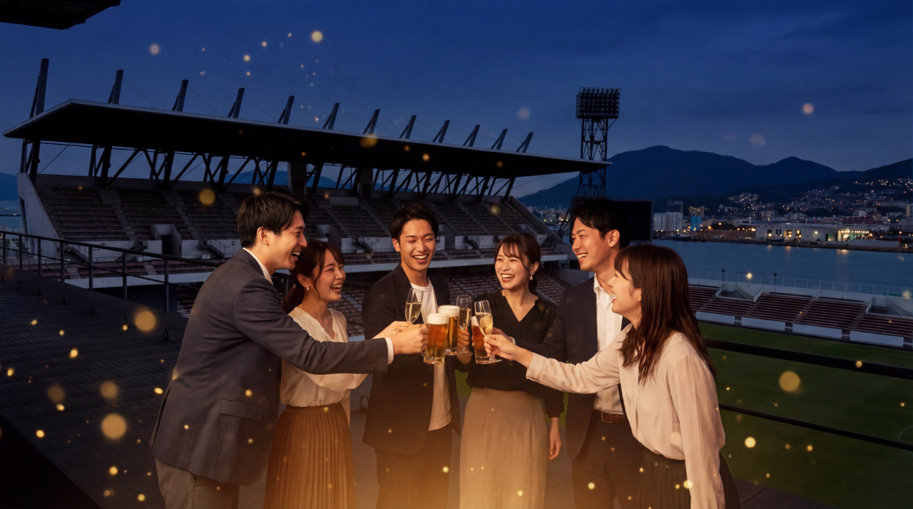 ミクスタで乾杯
