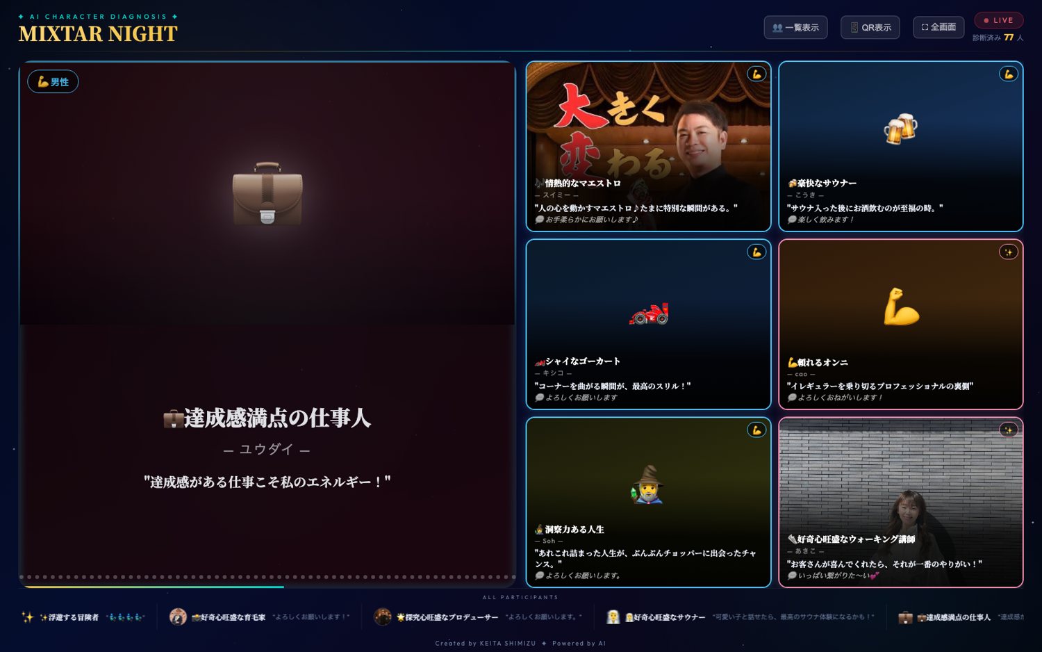 注目カード:達成感満点の仕事人